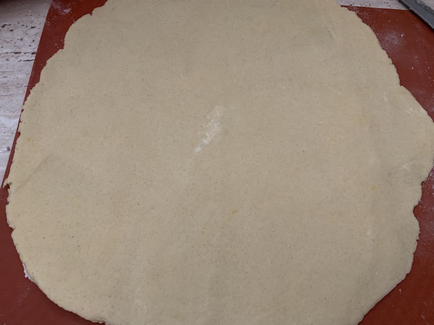 Křehký jablečný koláč s pudinkem