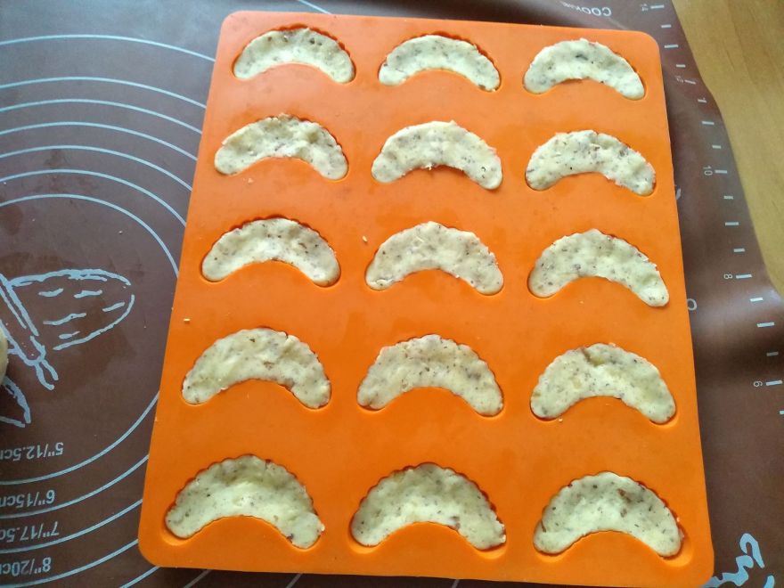 Bezlepkové viedenské vanilkové rožky