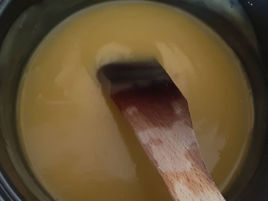 Bezlepkový brownies s vanilkovým pudingom