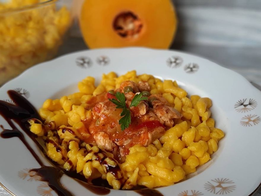 Bezlepkové dýňové noky