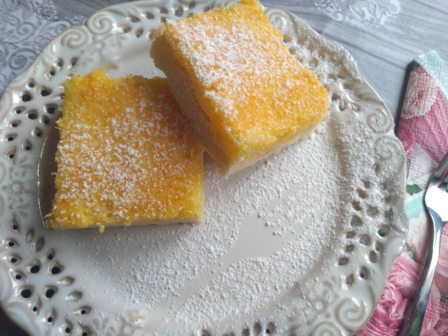 Bezlepkové hrnčekové pomarančové kocky