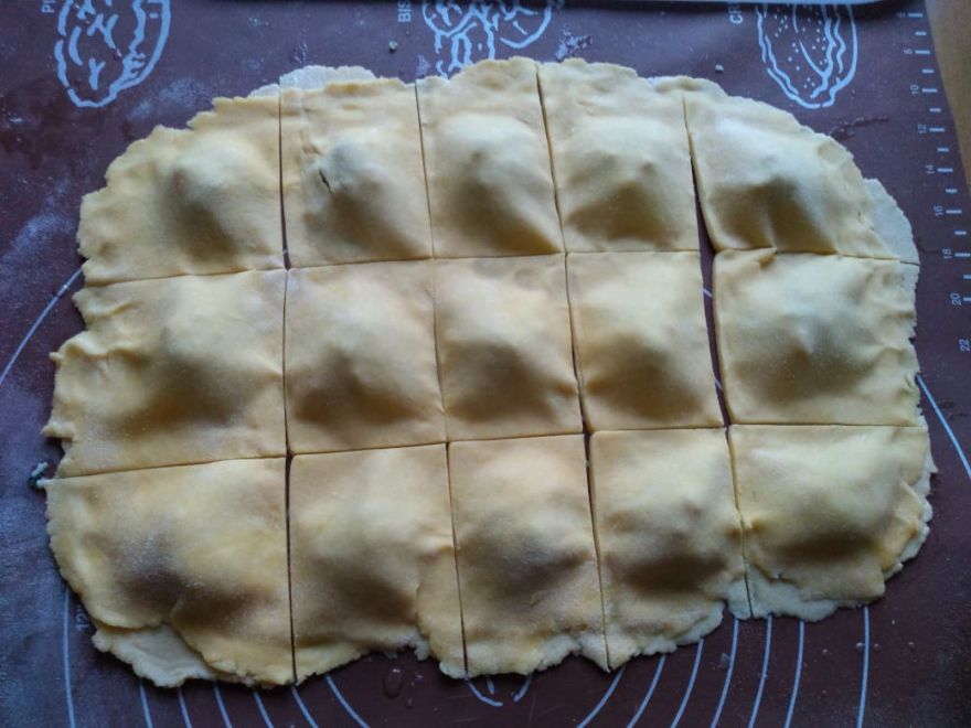 Bezlepkové domácí ravioli