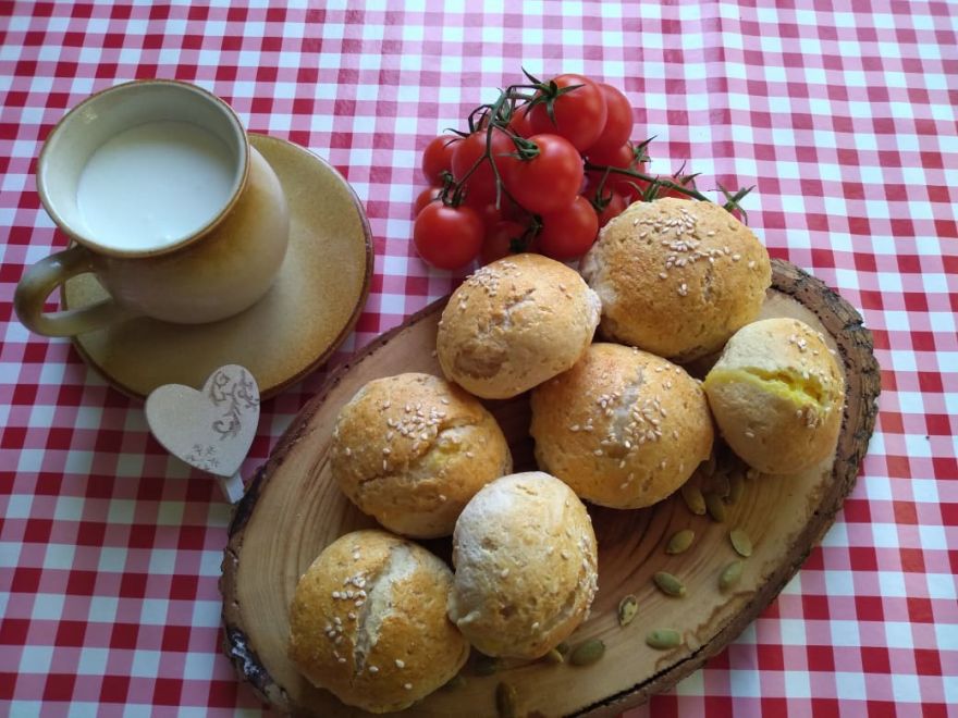 Glutenfreie Käsebrötchen ohne Sauerteig