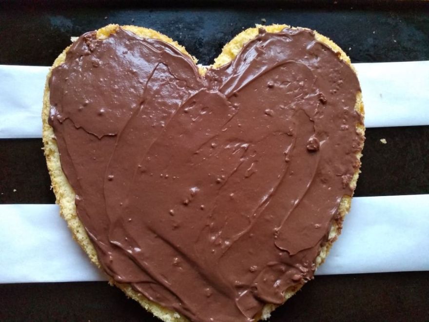 Bezlepkový čokoládovo - banánový dort