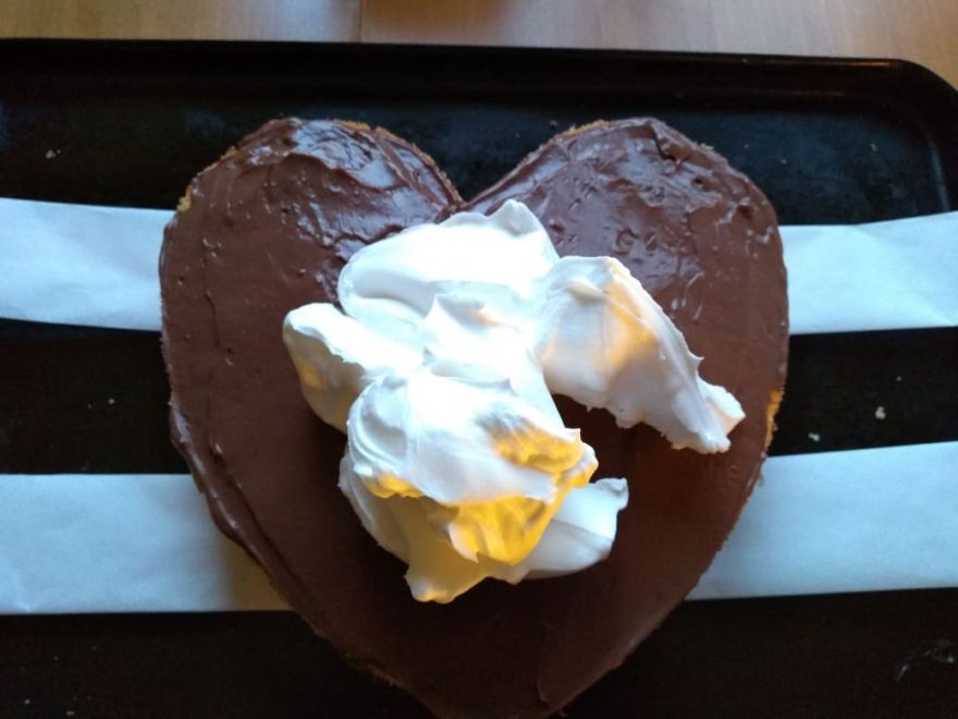 Bezlepkový čokoládovo - banánový dort