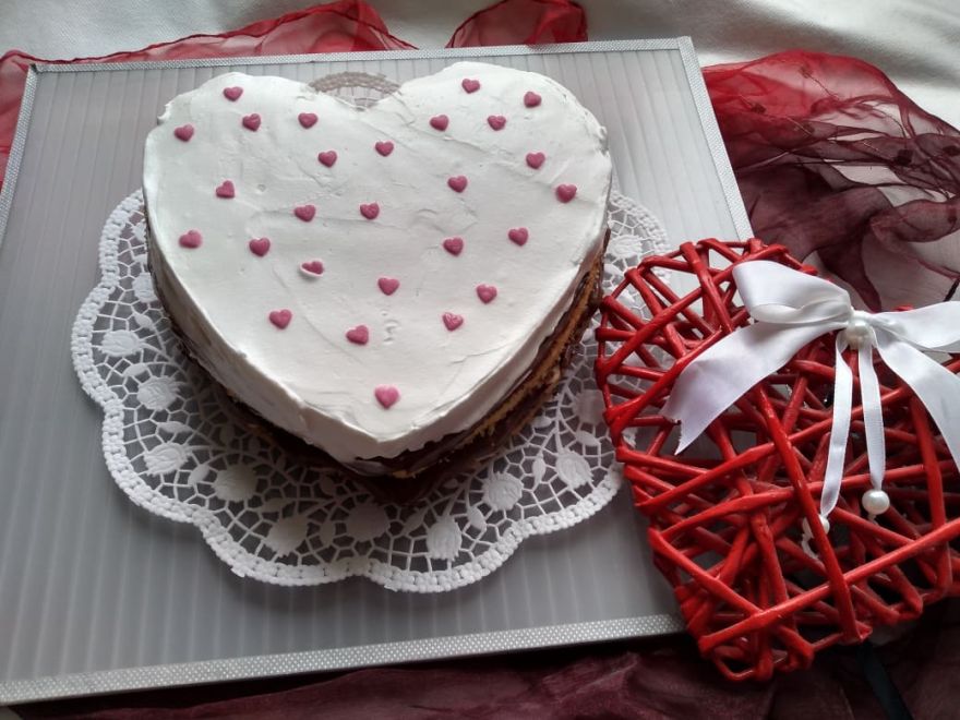 Bezlepkový čokoládovo - banánový dort