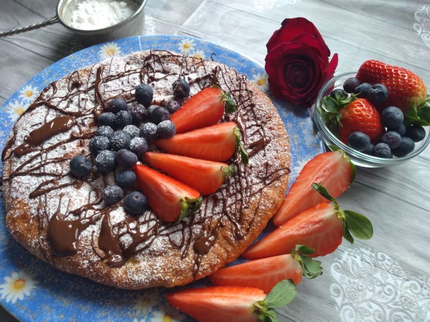 Gluten-free pancake from the oven