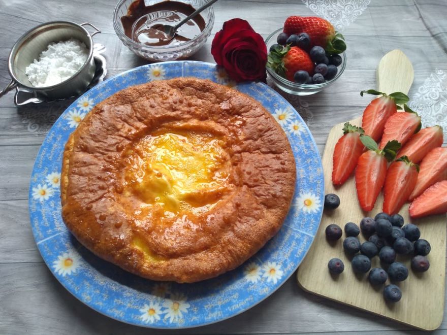 Gluten-free pancake from the oven