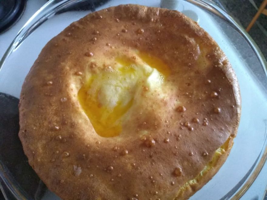 Gluten-free pancake from the oven