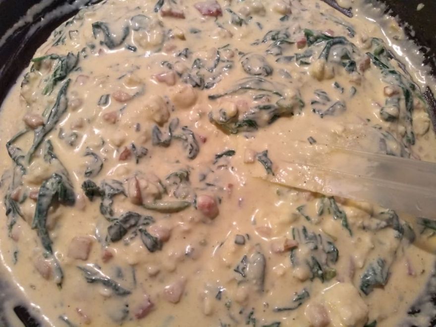 Gluten-free spinach quiche