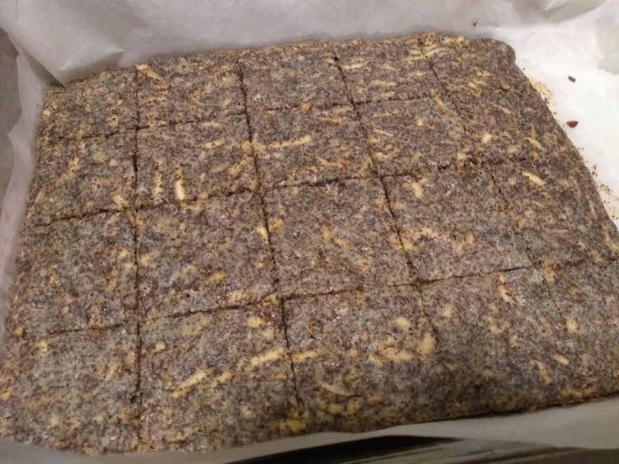 Glutenfreie Mohn-Apfel-Würfel