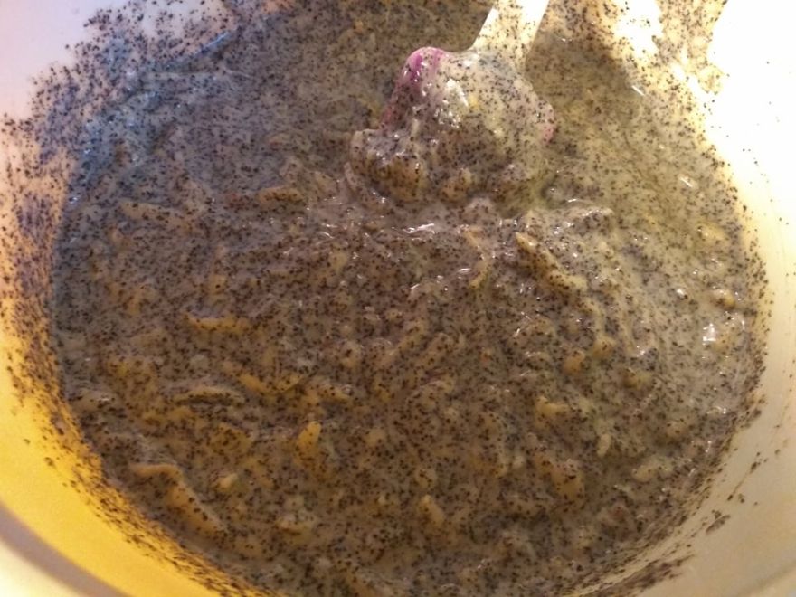 Glutenfreie Mohn-Apfel-Würfel