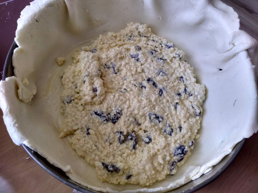 Bezlepkový štrúdlový dort