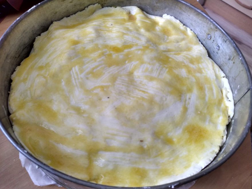 Bezlepkový štrúdlový dort