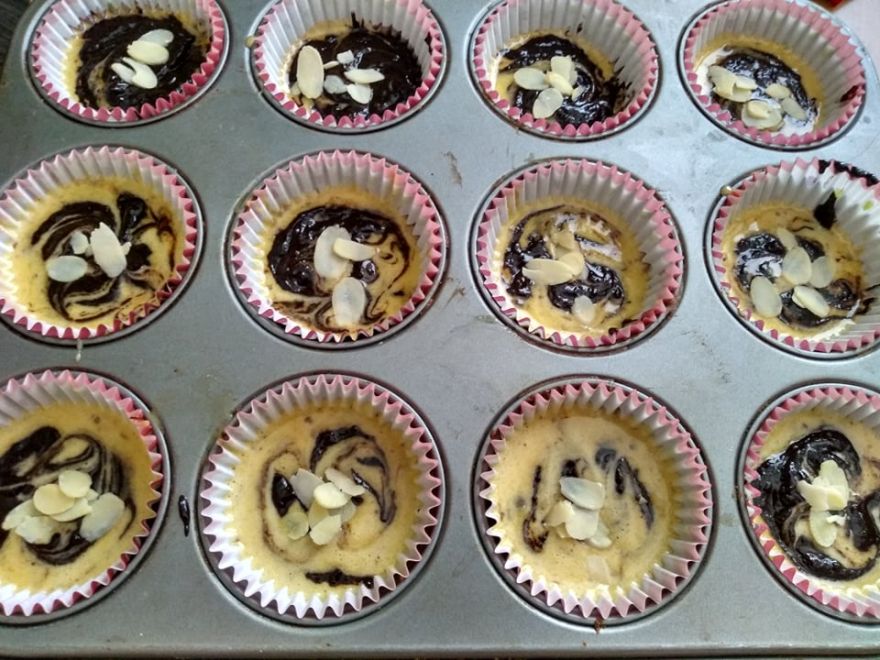 Gluténmentes brownie muffin
