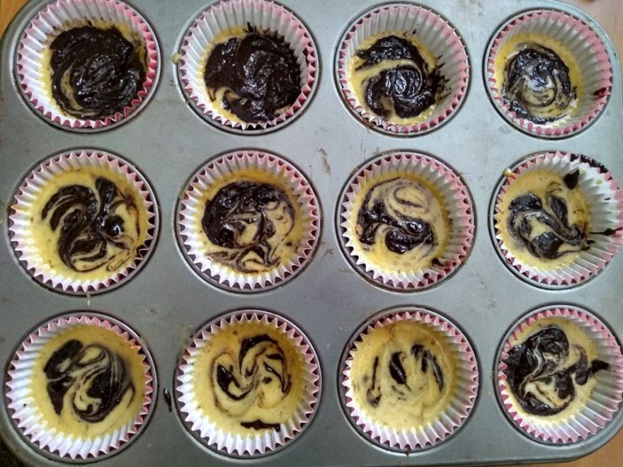 Gluténmentes brownie muffin