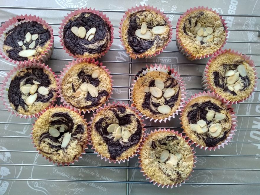 Gluténmentes brownie muffin