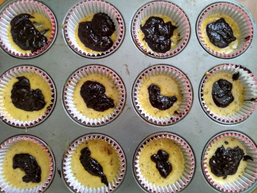Gluténmentes brownie muffin