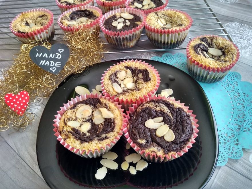 Gluténmentes brownie muffin