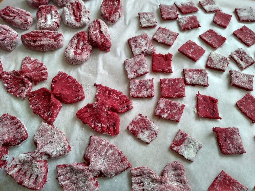 Gluténmentes céklás tészta