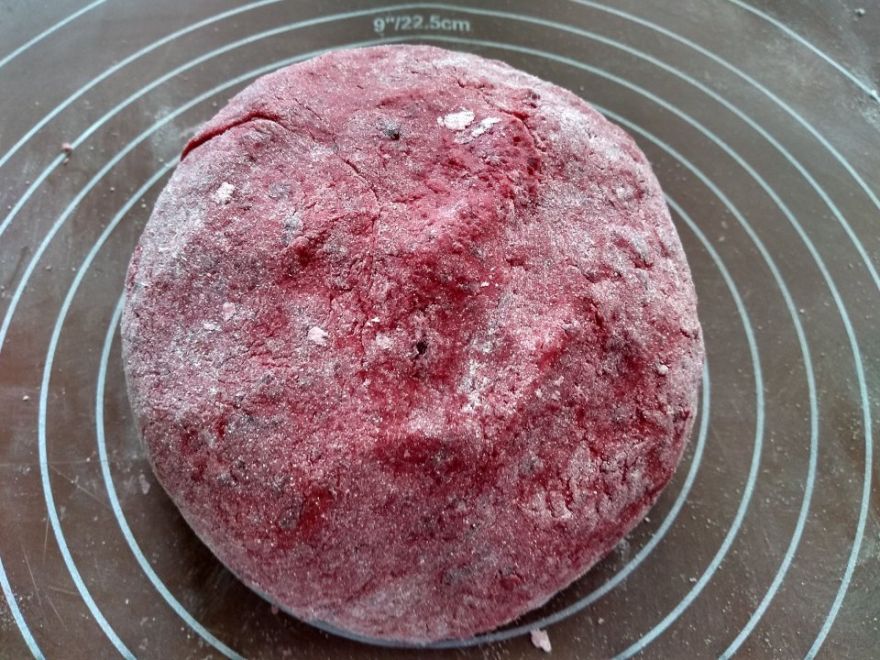 Gluténmentes céklás tészta