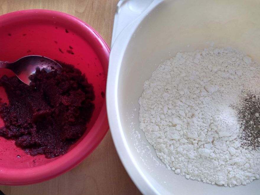 Gluténmentes céklás tészta