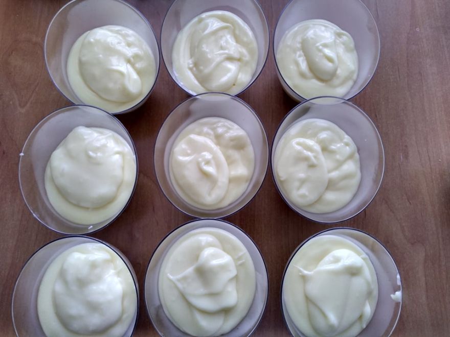 Bezlepkový dezert ve sklenici