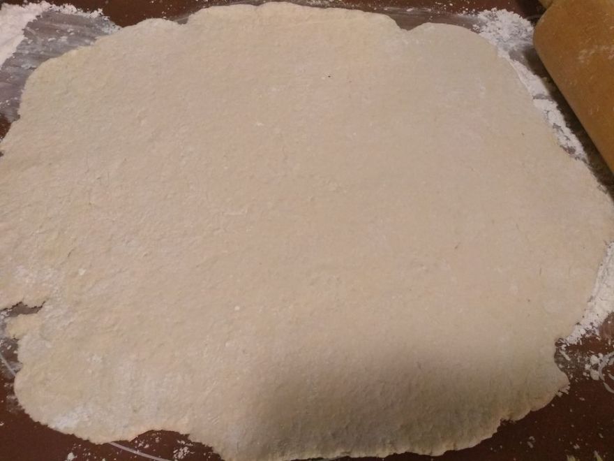 Bezlepkový pizzový závin