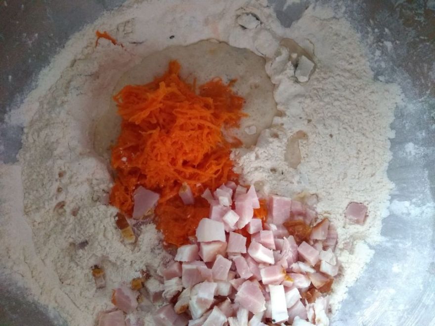 Gluten-free pumpkin bread with bacon