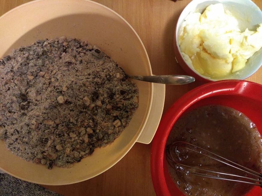 Bezlepkový brownies s arašídovým máslem