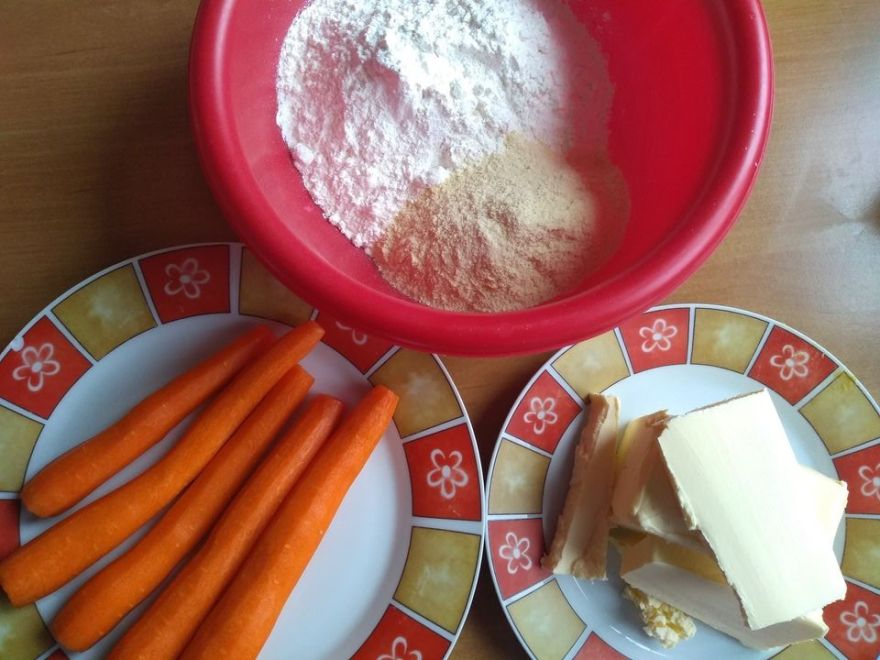 Mrkvové taštičky bez lepku, mléka a vajec