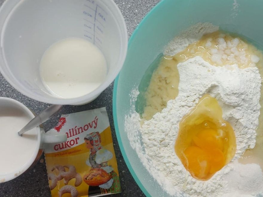 Bezlepkové plnené lievance