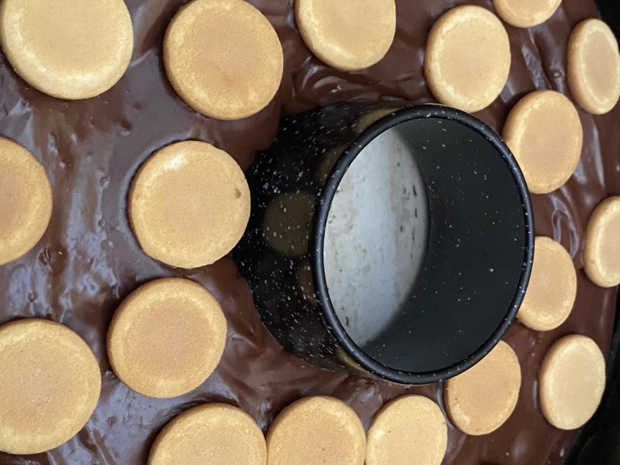 Pudding in Kuchenform