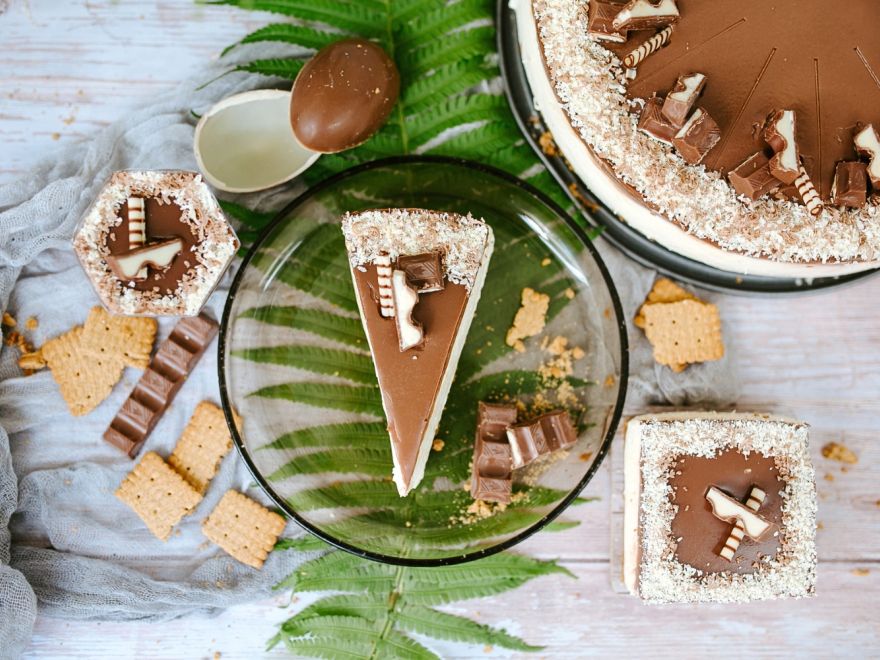 Gluténmentes kinder sajttorta