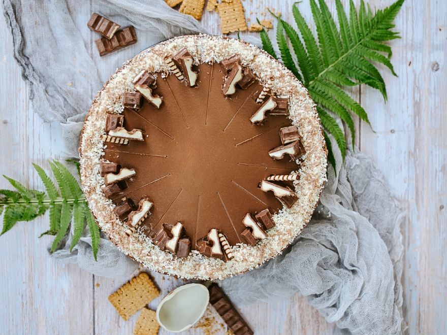 Gluténmentes kinder sajttorta