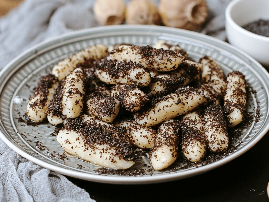 Bezlepkové makové šúľance