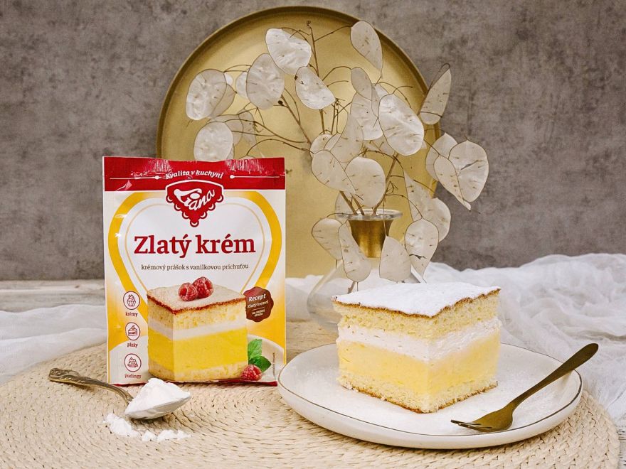Bezlepkový EXTRA vanilkový Zlatý krémeš Liana