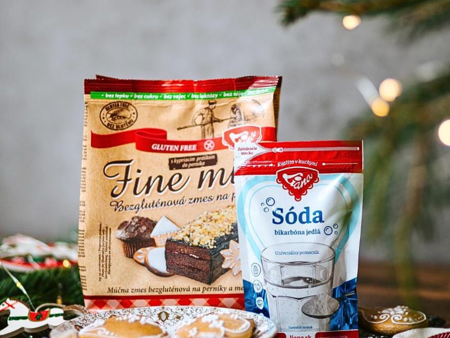 Gluten-free Christmas gingerbread Liana - immediately soft