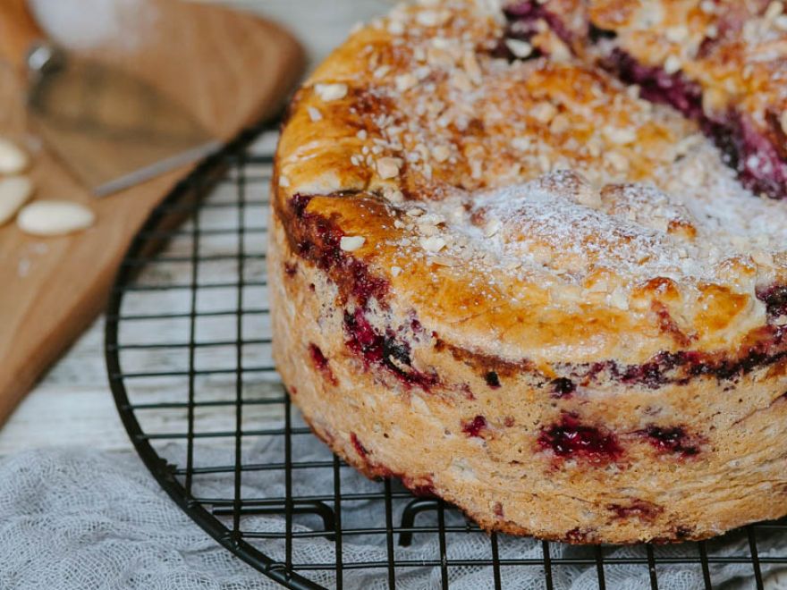 Bezlepková MAXI brioška plnená džemom