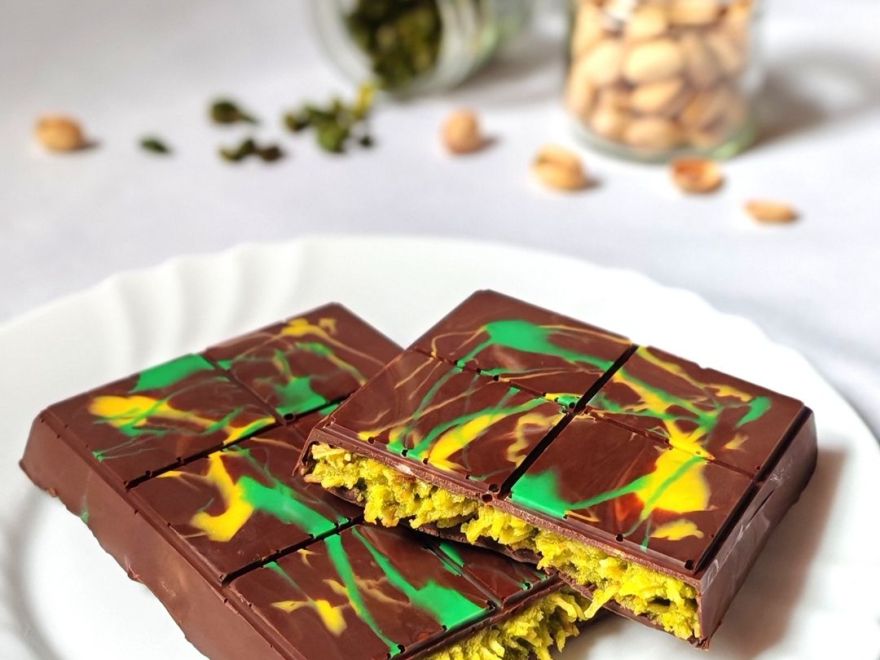 Gluténmentes Dubai csokoládé