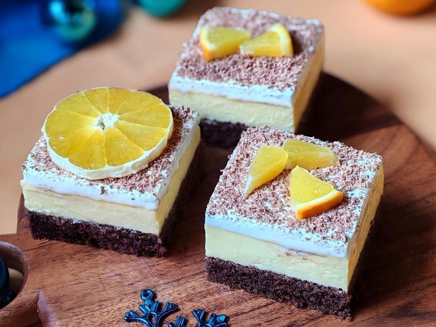 Bezlepkový perníkový Oblíž prst s vanilkovo-pomarančovým krémom