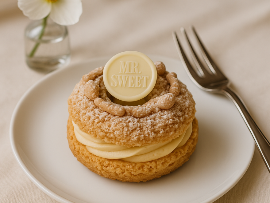 Gluten-free wreaths with a crispy craqueline layer