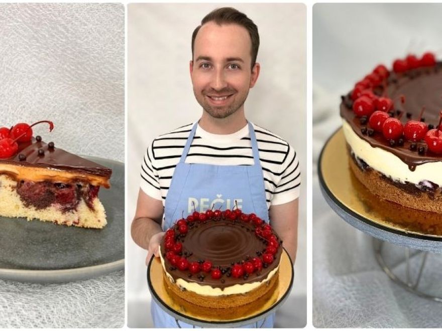 Glutenfreie Donauwellen mit Kirschen