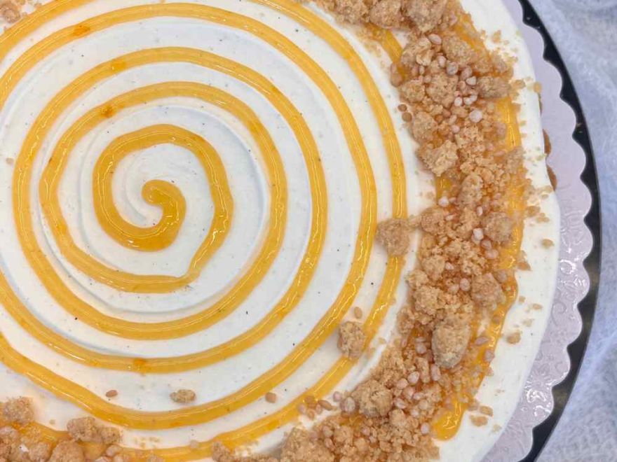 Bezlepkový jablkový tart s mandľami