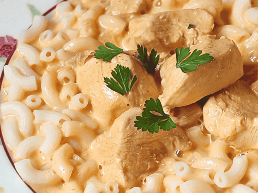 Kurací paprikáš s bezlepkovými kolienkami Liana