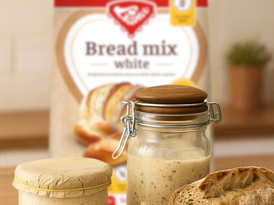 Bezlepkový kvások z múčnej zmesi Liana Bread mix White
