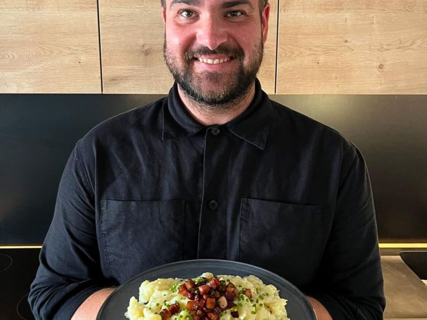 Bezlepkové bryndzové halušky