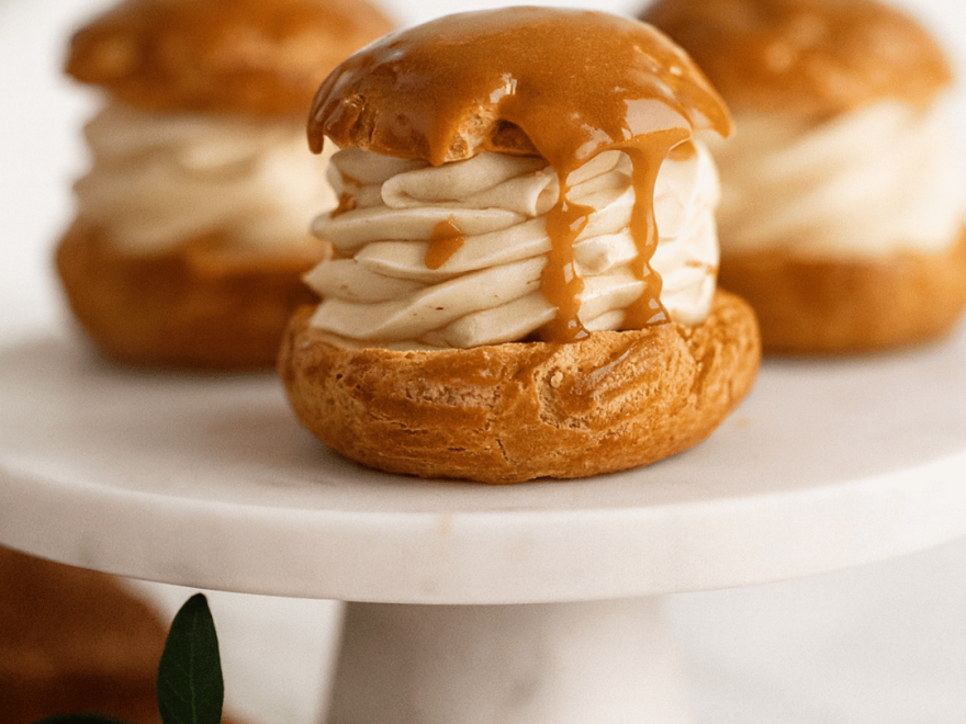 Gluten-free Caramel Éclairs by a Master Pastry Chef – Ready in No Time