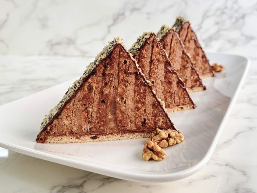 Gluténmentes csokoládé tető