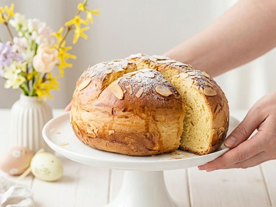 Bezlepkový mazanec s psylliom pre vláčne cesto